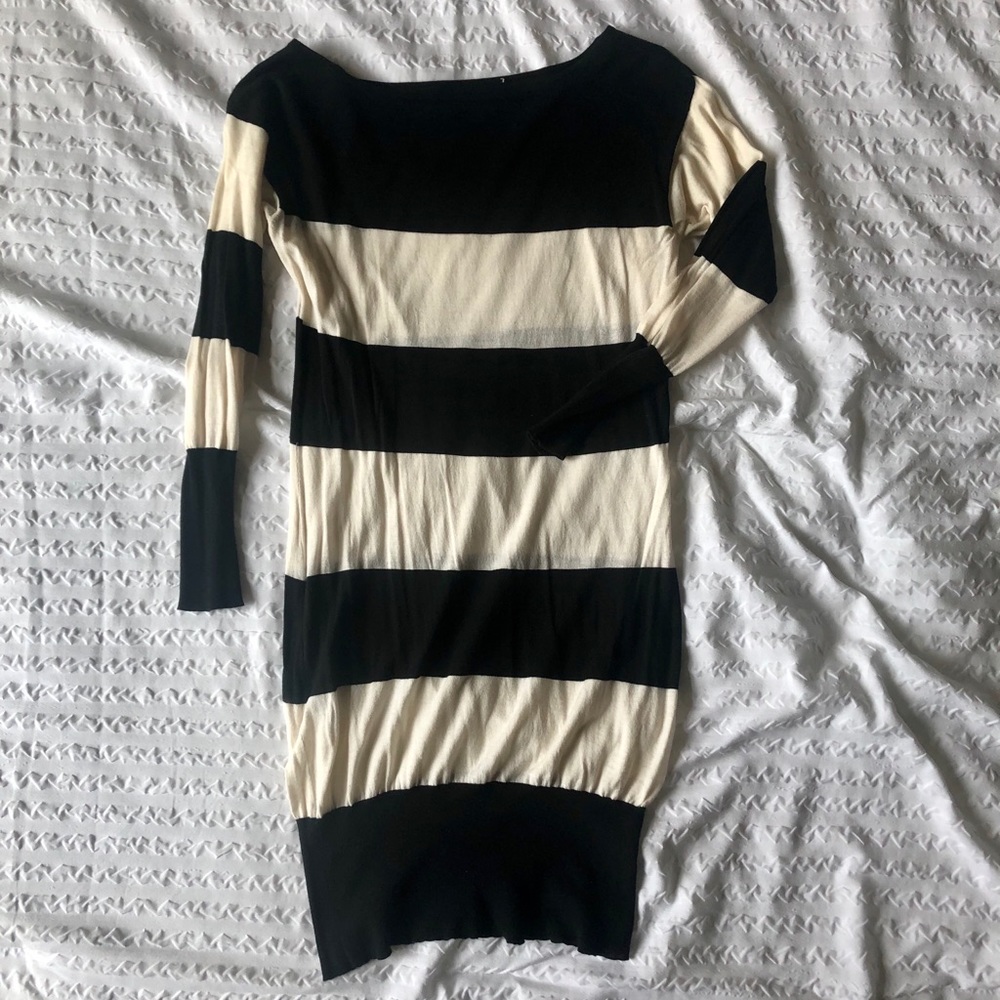 Charles Nolan Lightweight Striped Sweater Tunic